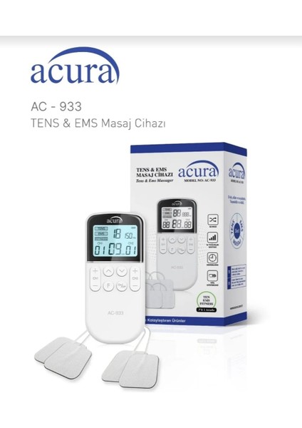 Ac 933 Çift Kanallı Tens Cihazı