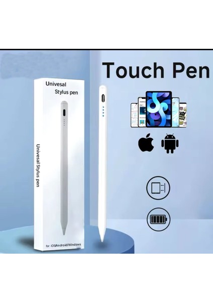 iPad 7.nesil 10.2 Uyumlu Universal Dokunmatik Tablet Kalemi