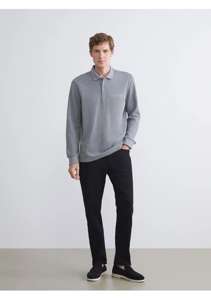 Lcwaıkıkı Classic Polo Yaka Uzun Kollu Erkek Sweatshirt (W5) fiyatları