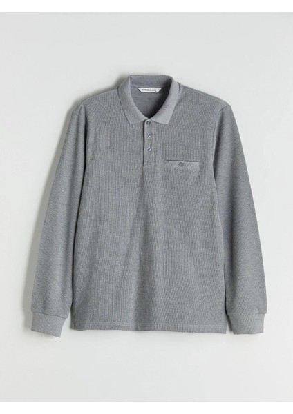 Lcwaıkıkı Classic Polo Yaka Uzun Kollu Erkek Sweatshirt (W5) indirimleri