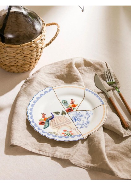 Lcw Home Baskılı Seramik Pasta Tabağı 21 cm (W5)