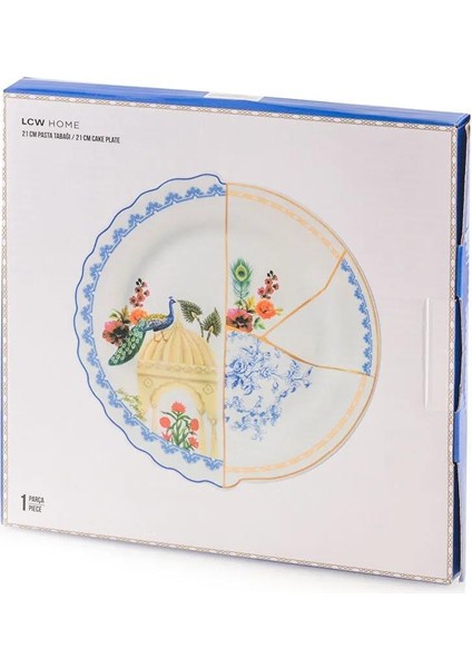 Lcw Home Baskılı Seramik Pasta Tabağı 21 cm (W5) fırsatları