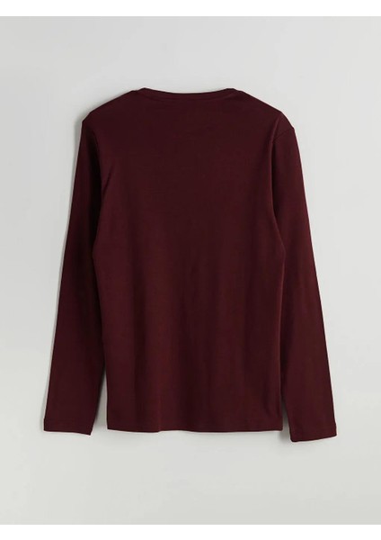 Lcwaıkıkı Classic Bisiklet Yaka Erkek Sweatshirt (W5)
