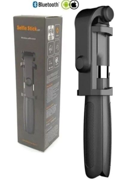 iPhone 15 Pro Max Uyumlu Selfie Stick L01 Bluetooth Cubugu Tripod,monopod fiyatları
