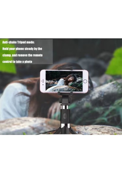 iPhone 15 Pro Max Uyumlu Selfie Stick L01 Bluetooth Cubugu Tripod,monopod modelleri