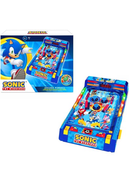 SN2001 Sonic Arcade Pinball Masaüstü Premium Seri Sesli Işıklı 6+