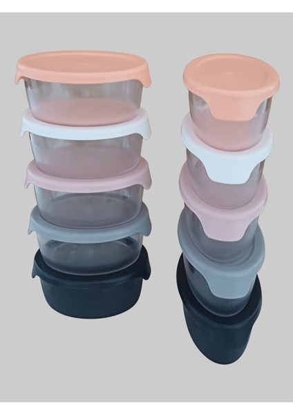 Mini Oval Saklama Kabı 10 Lu Set 200 ml - Kahvaltılık - Çerezlik - Düzenleyici fiyatları
