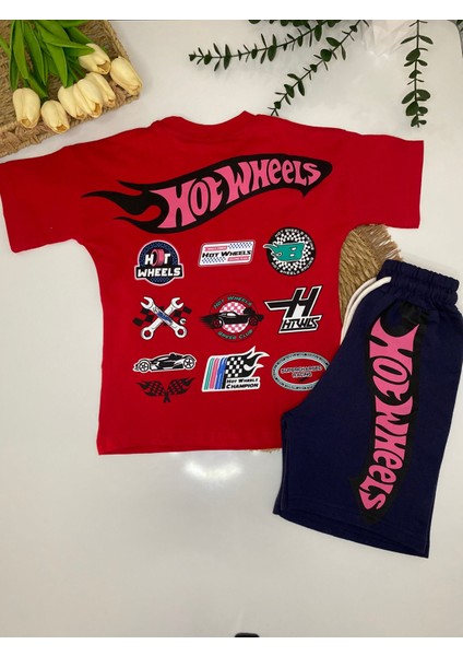 Hotwheels Erkek Çoçuk Şort Tişört Alt Üst Ikili Takım fiyatları