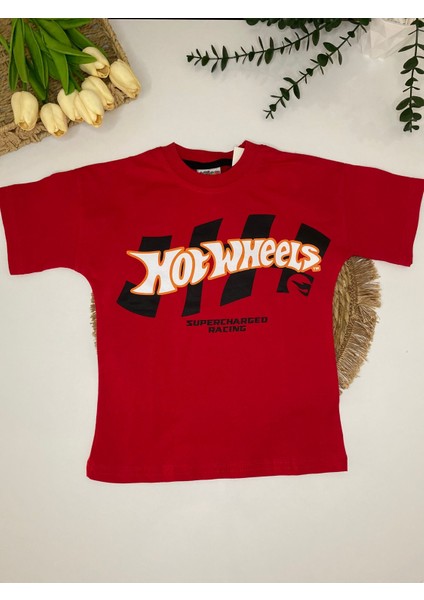 Hotwheels Erkek Çoçuk Şort Tişört Alt Üst Ikili Takım fırsatları