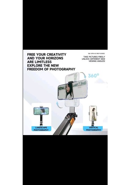 iPhone 15 Pro Max Uyumlu Kamera Tripodu, NP-L6S Ayarlanabilir Selfie Tripodu indirimleri