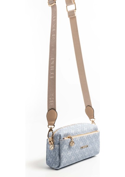 Kadın Çapraz Çanta 1142-46393 Sılver Polo Çapraz Bayan Çantası M178 Mavi-Mat Ten fiyatları