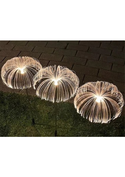 Solar Güneş Enerjili Bahçe Aydınlatması Karahindibağ Bahçe Işığı Su Geçirmez 50 Tel 150 LED 1 Adet