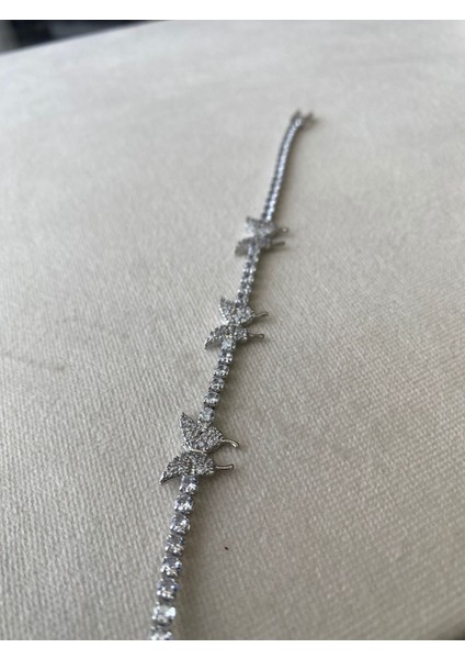 Kadın Suyolu Taşlı Çelik Bileklik fiyatları