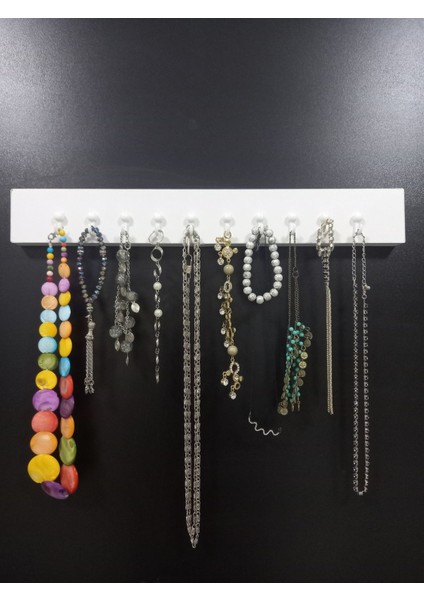 Şahin 2 Takım 20 Ad Kanca Askı Takı Askılık, Anahtarlık, Çok Amaçlı , Aksesuar , Kolye Askılık, Ucuz Hediyelik- Beyaz