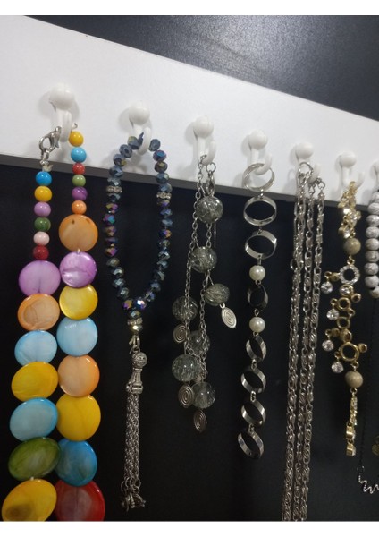 Şahin 5 Takım 50 Ad Kanca Askı Takı Askılık, Anahtarlık, Çok Amaçlı , Aksesuar , Kolye Askılık, Ucuz Hediyelik- Beyaz modelleri