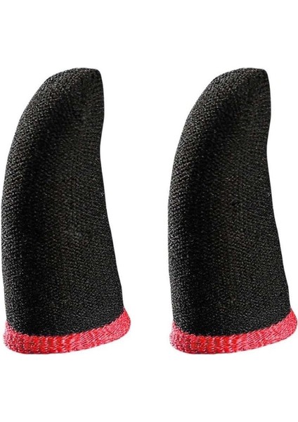 Pubg ve Diğer Oyunlar Için Hızlı Tetik Oyun Parmak Eldiveni Sıyah 2 Çıft 4 Adet Eldiven