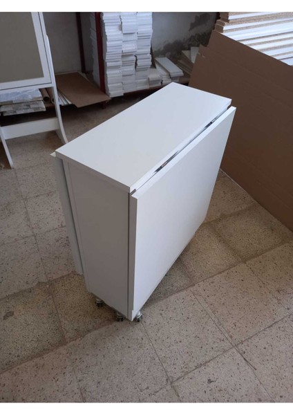 Üsküdar - Hediyelik - Çok Amaçlı - Katlanır Masa - Beyaz modelleri