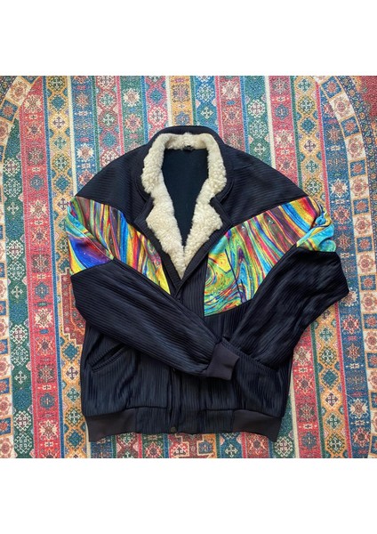 Unisex Oversize Vintage Ceket Lgdl3