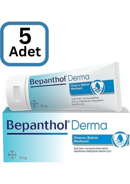 Derma Onarıcı Bakım Merhemi 50 gr 5 Adet