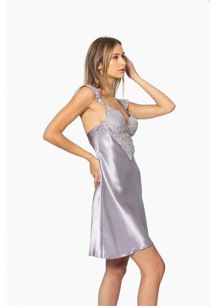 Midi Dantel Sabahlık Gecelik Set 4240 Royal indirimleri