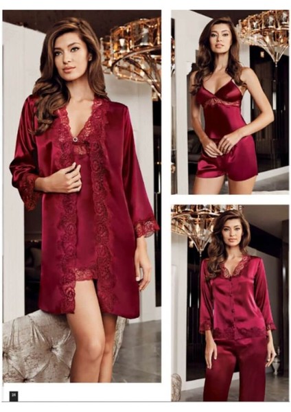 Perin Çeyizlik Sabahlık Gecelik Pijama Tk 8050