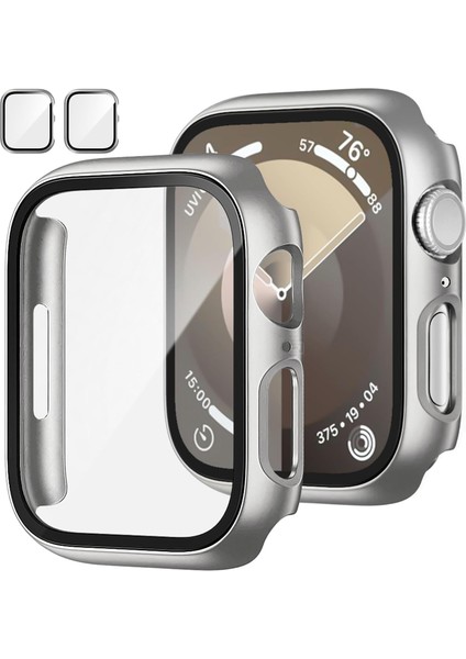 Apple Watch 40MM 4-5-6 Se Seri Uyumlu Starlight 360 Derece Koruma ve Temperli Cam Ekran Koruyucu