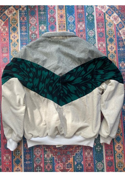 Vintage Oversize Retro Etnik Desenli Kürklü Ceket Gksb4 fırsatları