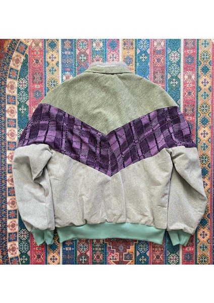Vintage Oversize Retro Etnik Desenli Kürklü Ceket Ymeg4 fırsatları