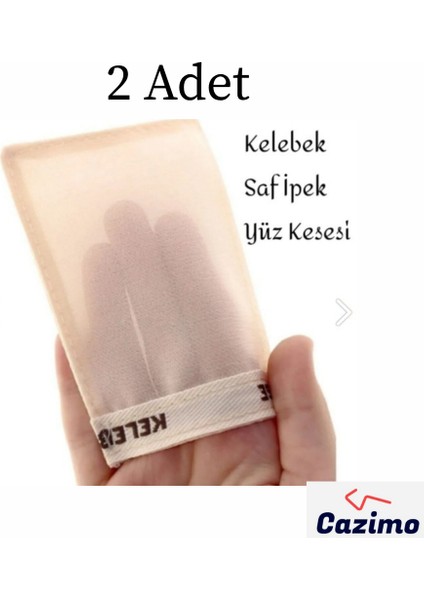 Kelebek Kese 4’lü Doğal Ipek Set – 2 Adet Ipek Vücut Kesesi + 2 Adet Ipek Yüz Kesesi modelleri