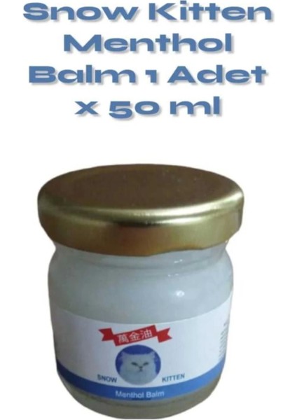 Snow Kitten Tüm Vücut Sızıları Için Menthol Aromalı Bakım Kremi 50 ml x 1 Adet