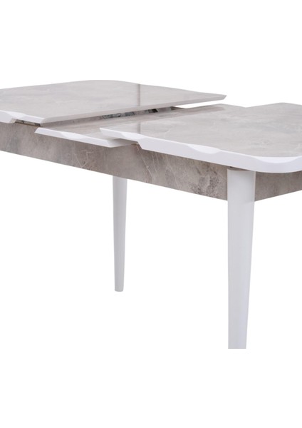 Rambla Mdf Açılır Lak Panel Mutfak Masa Sandalye Takımı 80*130CM indirimleri