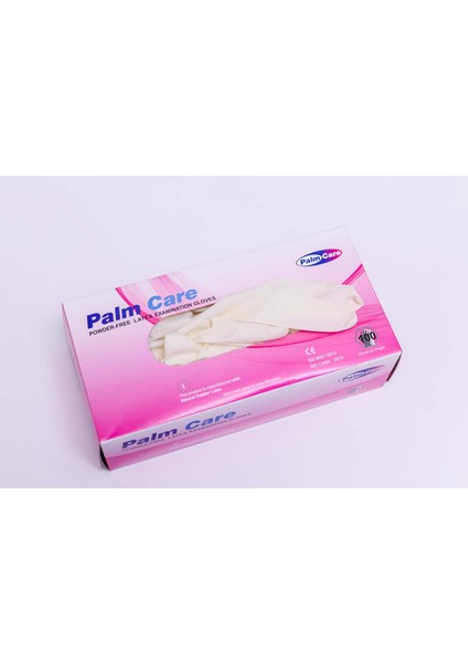 Beyaz Pudrasız Latex Muayene Eldiveni 100'LÜ