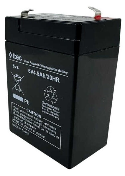 Ttec 6V 4.5AH Kamp Lambası Pili modelleri