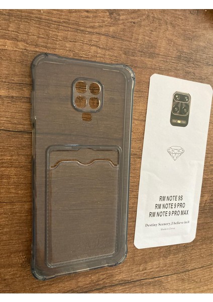 Xiaomi Redmi Note 9 Pro Şeffaf Kartlıklı Silikon Elefon Kılıfı Kapak Cover Case fırsatları