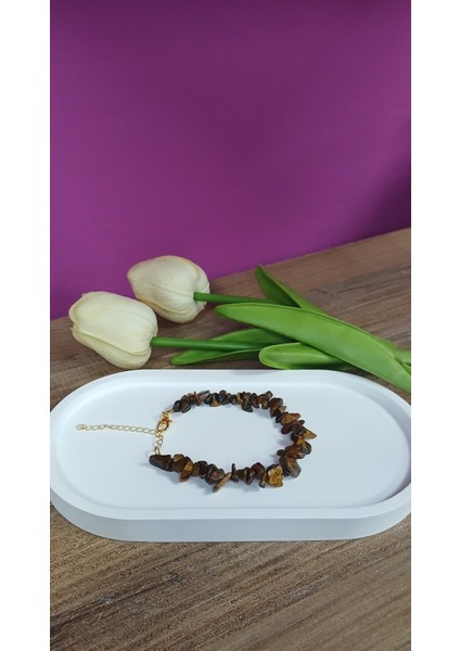 Kaplan Gözü Doğal Kırıktaş Bileklik fiyatları