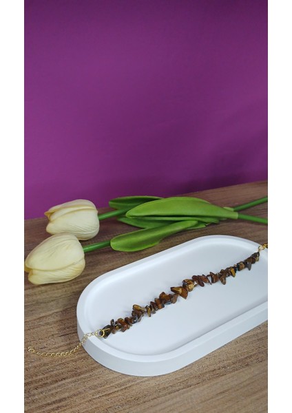 Kaplan Gözü Doğal Kırıktaş Bileklik modelleri