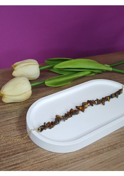 Kaplan Gözü Doğal Kırıktaş Bileklik indirimleri