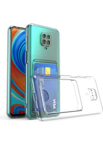 Xiaomi Redmi Note 9 Pro Şeffaf Kartlıklı Silikon Elefon Kılıfı Kapak Cover Case modelleri