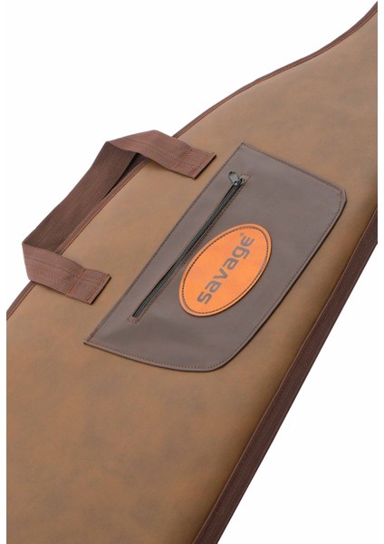 Dürbünlü Tüfek Kılıfı - Savage - Hakiki Deri - Koyu Kahve - 71 Namlu indirimleri