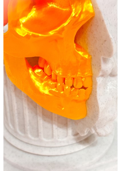 Dekoratif ' Marcus Aurelius' Heykeli Büst Beyaz Heykel Boy 22CM indirimleri