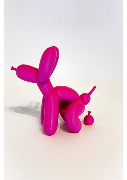 Tatlı Balon Oturan Köpek 16 cm Pembe fiyatları