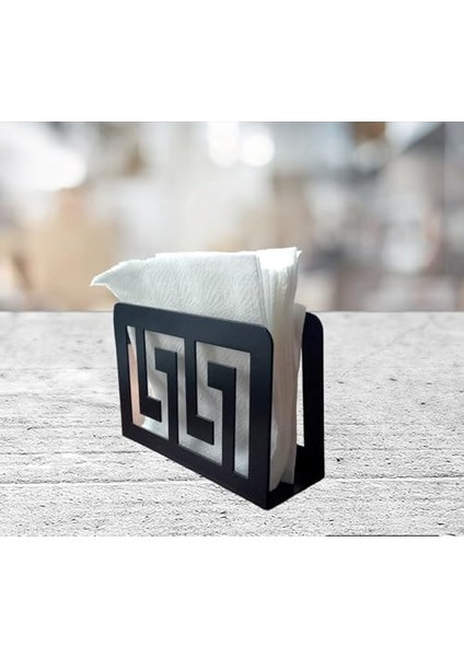 Peçetelik Motif Mat Siyah modelleri