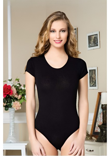 Kadın Yarım Kol Çıtçıtlı Badi/zıbın - %90 Pamuk (Lilitime)