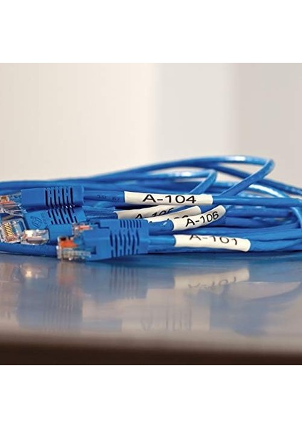 Isıyla Küçülen Serit 6mmx1,5m Beyaz/siyah modelleri