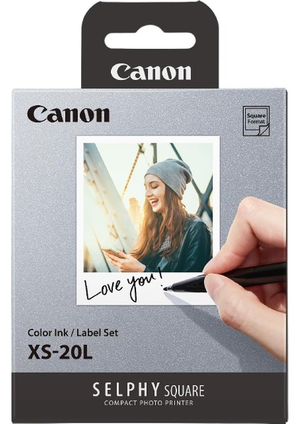 QX10 Selphy Mürekkep ve Kağıt Seti XS-20L (Canon Eurasia Garantili)