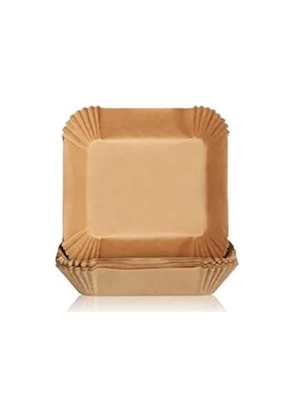 Home Airfryer Pişirme Kağıdı,xl-Xxl Büyük Boy, Kare, 200 Adet Hava Fritöz Parşömen Fırın Kağıdı Tek Kullanımlık Kağıt Fırın Fritöz Pişirme Kızartma Tavası Için Uygun 20CM modelleri