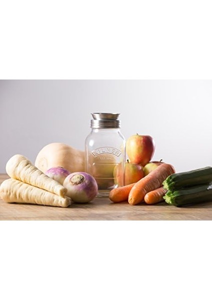 Create & Make Spiral Kesici - Lezzetli Meyve ve Sebze Spiralleri/spagetti Üretimi Için, Saklama Kavanozu Dahil, 1 Litre, 21,3 x 10 x 24,5 cm fiyatları