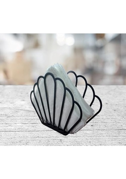 Peçetelik Taç Mat Siyah modelleri