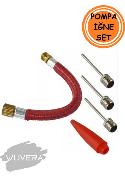 5 Parça Pompa Iğne Seti – Top ve Balon Şişirme Için Pratik Aksesuar