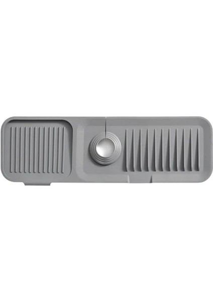 Home Musluk Matı, Eviye Matı,elastik Musluk Matı Su Tutucu Düzenleyici Kaydırmaz Taban Organizer Mutfak Banyo Lavabo,musluk Matı Silikon (Gri) fiyatları